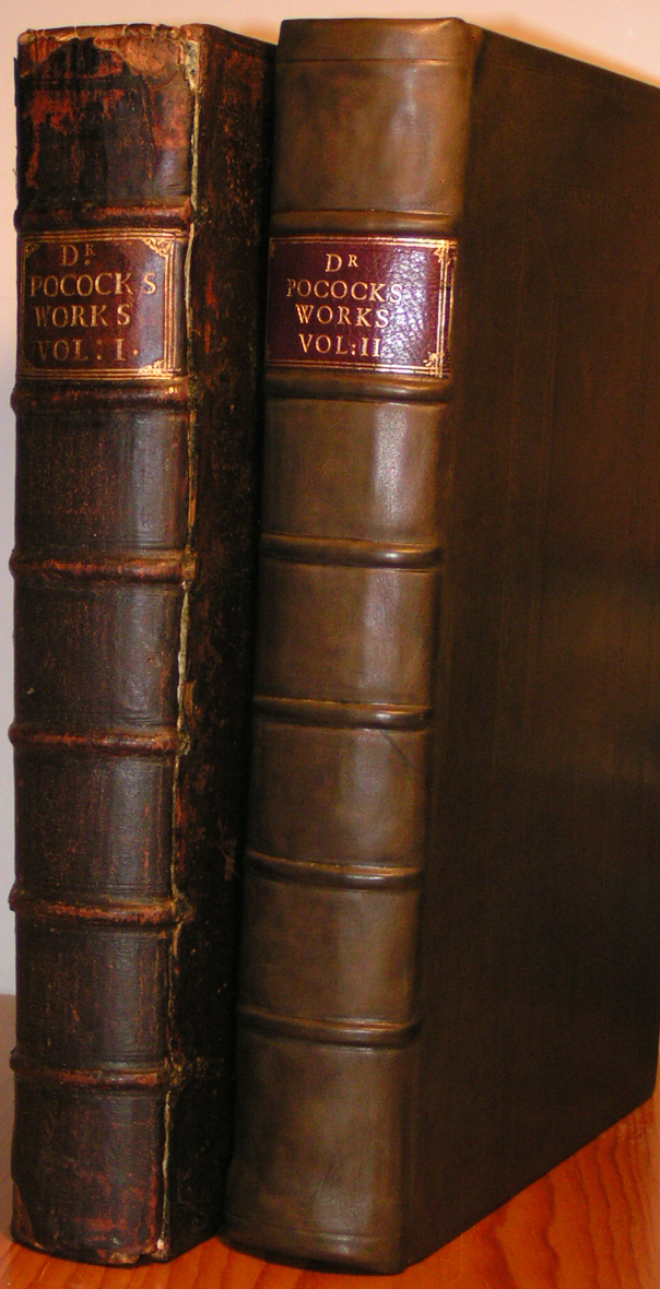 The Theological Works of the Learned Dr. Pocock, Sometime Professor of ...