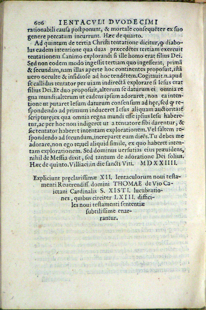 Summula Caietani, S. Xisti, Cardinalis Illustrissimo, ordinis Pr&aelig;dicatorum. Per auam Docta, Compendiose resoluta, atque secundum S. Sancti Oecumenici, & Generalis Concilij Tridentini, & canones, & capita castigatissima. Additis (vt vocant) Summarijs, & copiosa rerum pr&aelig;ci