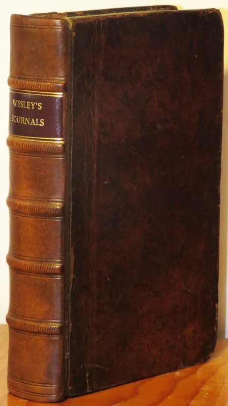 Image for <em>An Extract of the Rev. Mr. John Wesley&apos;s Journal, From His Embarking for Georgia, to His Return to London.</em> [5 lines:] Romans ix.30,31.  No. I. and II.  London: Printed for G. Whitfield, City-Road; and Sold at the Methodist Preaching-Houses in Town and Country.   Collation: A-M<sup>6</sup>, N<sup>4</sup>.  Pagination: (1) title, (1) blank, [iii]-xiv Preface, xv-xvi On the Death of Mr. Morgan... by... Samuel Wesley, 17-83pp No. I, 84-152pp No. II.     Bound with: <em>An Extract of the Rev. Mr. John Wesley&apos;s Journal, From Aug 12, 1738, to Nov. 1, 1739</em>.  [4 lines:] Acts v.38,39.  III.  London: Printed and sold at the New-Chapel, City -Road; and at the Rev. Mr. Wesley&apos;s Preaching-Houses in Town and Country.  1788.  Collation: A-K<sup>6</sup>.  Pagination: (1) title, (1) blank, [iii]-vi Preface, 7-119pp, (1) blank.    Bound with: <em>An Extract of the Rev. Mr. John Wesley&apos;s Journal form November 1, 1739 to September 3, 1741</em>.   [7 lines: Job xxxii. 16,17, 21, 22.  No. IV.  London: Printed by G. Paramore, North-Green, Worship-Street, Sold by G. Whitfield, at the Chapel, City-Road; and at the Methodist Preaching-Houses in Town and Country.  1795.  [Price Nine-Pence.]  Collation: A-H<sup>6</sup>, I<sup>2</sup>.  Pagination: (1) title, (1) blank, [3]-5 To the Moravian Church, 6-99pp, (1) blank.    Bound with: <em>An Extract of the Rev. Mr. John Wesley&apos;s Journal, from September 6, 1741, to October 27, 1743</em>.  N<sup>o</sup>. V.  London: Printed for G. Whitfield, City-Road; and Sold at the Methodist Preaching-Houses in Town and Country.  1797.  [Price Ten-Pence.]  Collation: A-K<sup>6</sup>, L<sup>4</sup>.  Pagination: (1) title, (1) blank, [3]-126pp, (2)pp Books Published by the late Rev. Mr. Wesley.